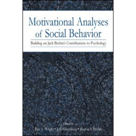 Motivational Analyses of Social Behavior