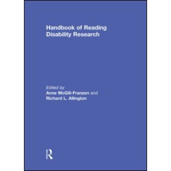 Handbook of Reading Disability Research