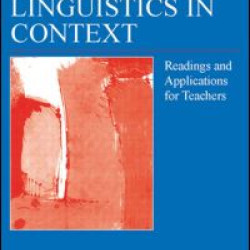Language and Linguistics in Context Language and Linguistics in Context
