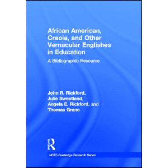 African American, Creole, and Other Vernacular Englishes in Education