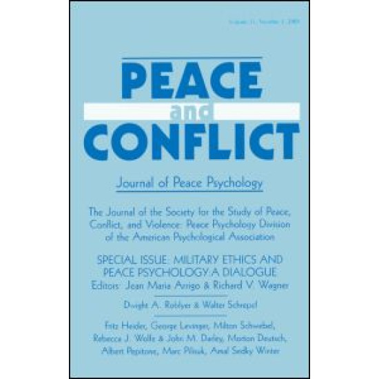 Military Ethics and Peace Psychology