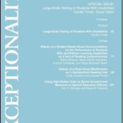Large-scale Testing of Students With Disabilities