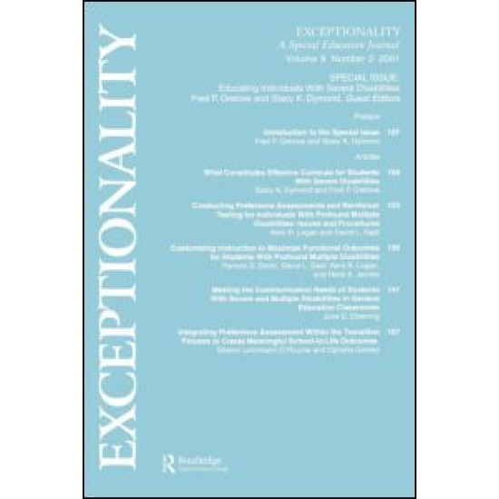 Educating Individuals With Severe Disabilities