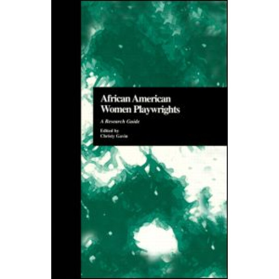 African American Women Playwrights African American Women Playwrights