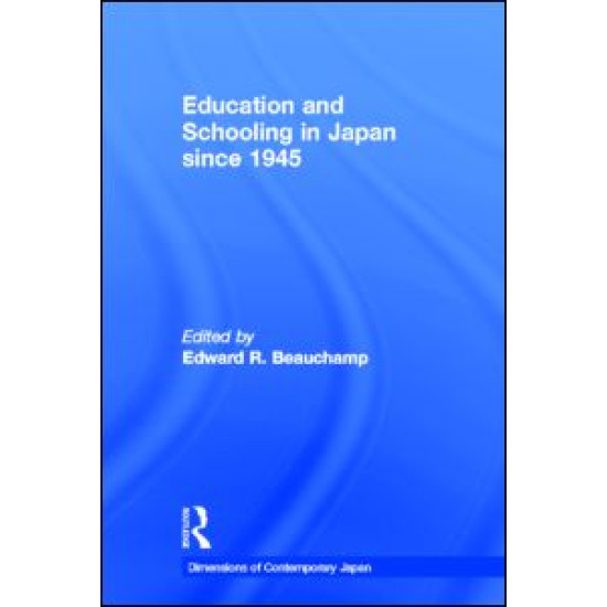 Education and Schooling in Japan since 1945