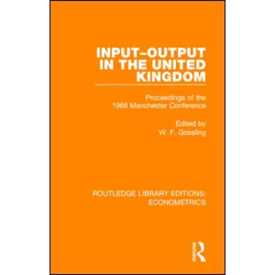 Input-Output in the United Kingdom Input-Output in the United Kingdom