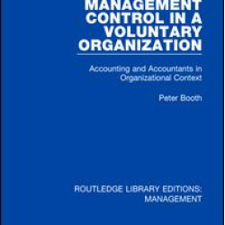 Management Control in a Voluntary Organization Management Control in a Voluntary Organization