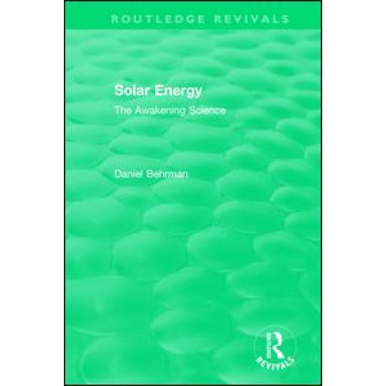 Routledge Revivals: Solar Energy (1979)