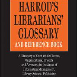 Harrod's Librarians' Glossary and Reference Book
