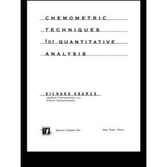 Chemometric Techniques for Quantitative Analysis Chemometric Techniques for Quantitative Analysis