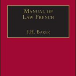 Manual of Law French