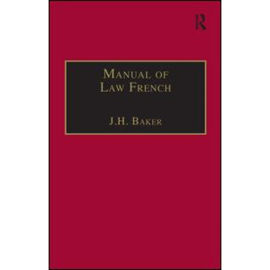 Manual of Law French