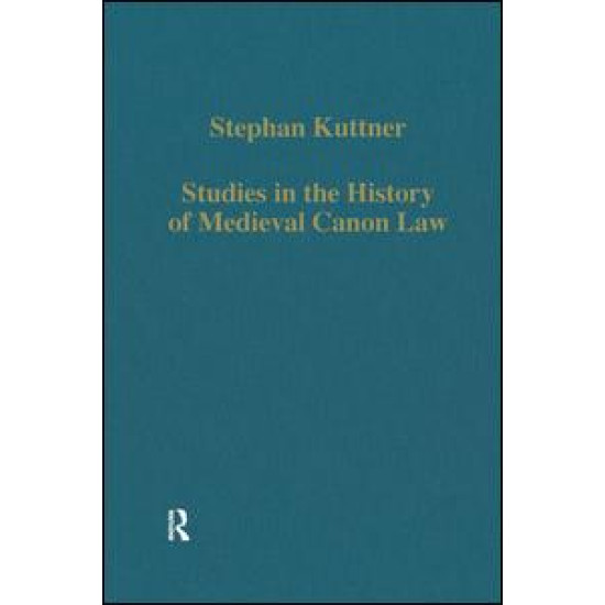Studies in the History of Medieval Canon Law