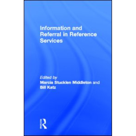 Information and Referral in Reference Services Information and Referral in Reference Services