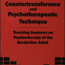 Countertransference and Psychotherapeutic Technique Countertransference and Psychotherapeutic Technique