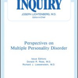 Multiple Personality Disorder Multiple Personality Disorder