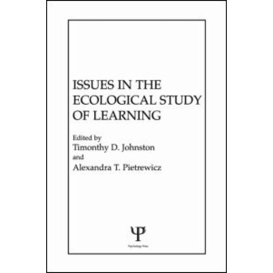 Issues in the Ecological Study of Learning