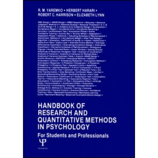 Handbook of Research and Quantitative Methods in Psychology