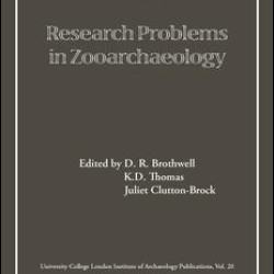 Research Problems in Zooarchaeology Research Problems in Zooarchaeology