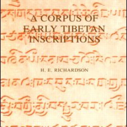 A Corpus of Early Tibetan Inscriptions A Corpus of Early Tibetan Inscriptions