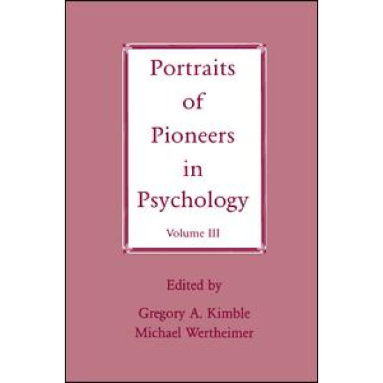 Portraits of Pioneers in Psychology