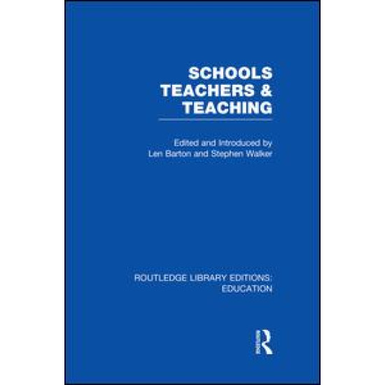 Schools, Teachers and Teaching (RLE Edu N)