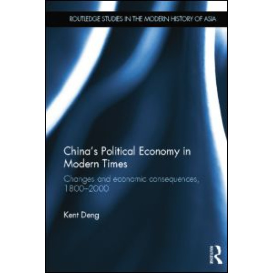 China's Political Economy in Modern Times China's Political Economy in Modern Times