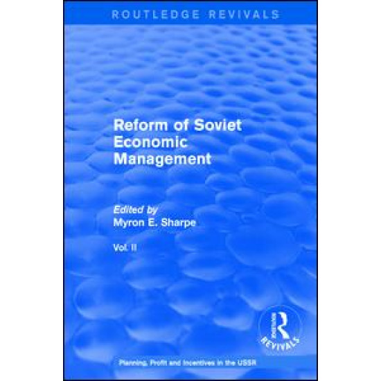 Reform of Soviet Economic Management