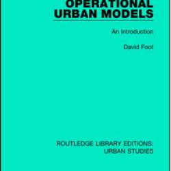 Operational Urban Models Operational Urban Models