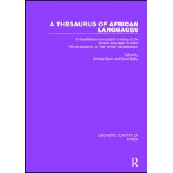 A Thesaurus of African Languages A Thesaurus of African Languages