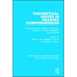 Theoretical Issues in Reading Comprehension