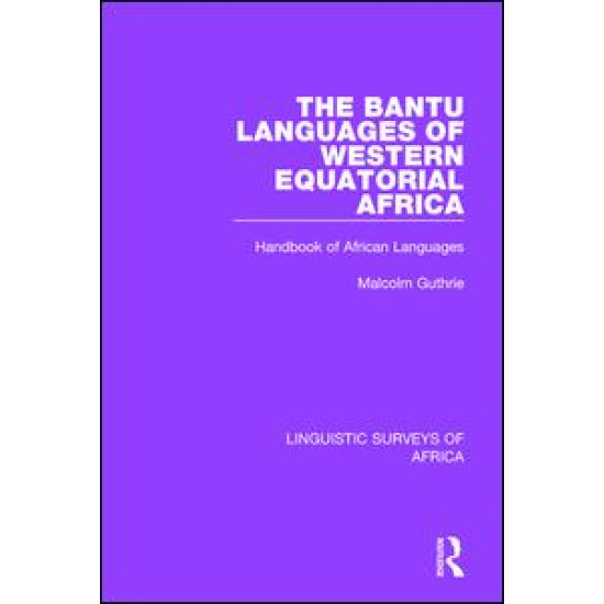 The Bantu Languages of Western Equatorial Africa