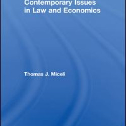 Contemporary Issues in Law and Economics Contemporary Issues in Law and Economics