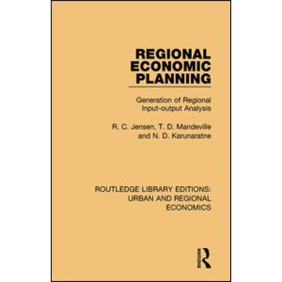 Regional Economic Planning Regional Economic Planning