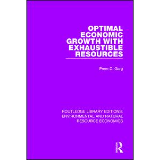Optimal Economic Growth with Exhaustible Resources Optimal Economic Growth with Exhaustible Resources