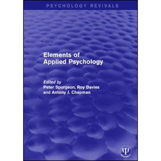 Elements of Applied Psychology Elements of Applied Psychology