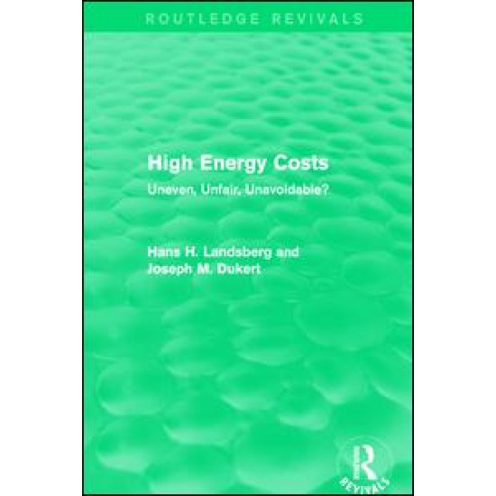 High Energy Costs High Energy Costs