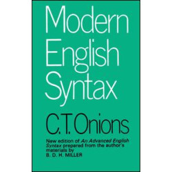 Modern English Syntax Modern English Syntax