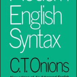 Modern English Syntax Modern English Syntax