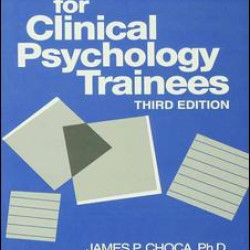 Manual For Clinical Psychology Trainees Manual For Clinical Psychology Trainees