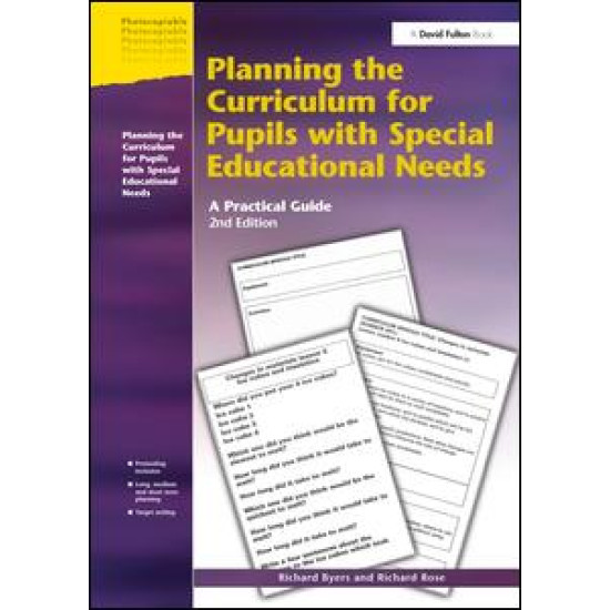 Planning the Curriculum for Pupils with Special Educational Needs