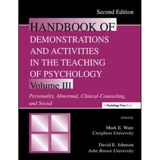 Handbook of Demonstrations and Activities in the Teaching of Psychology