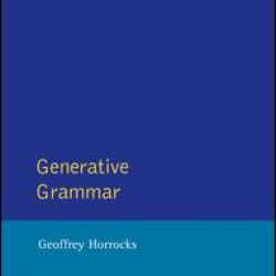 Generative Grammar Generative Grammar