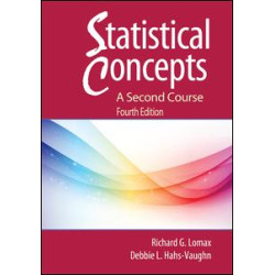 Statistical Concepts - A Second Course