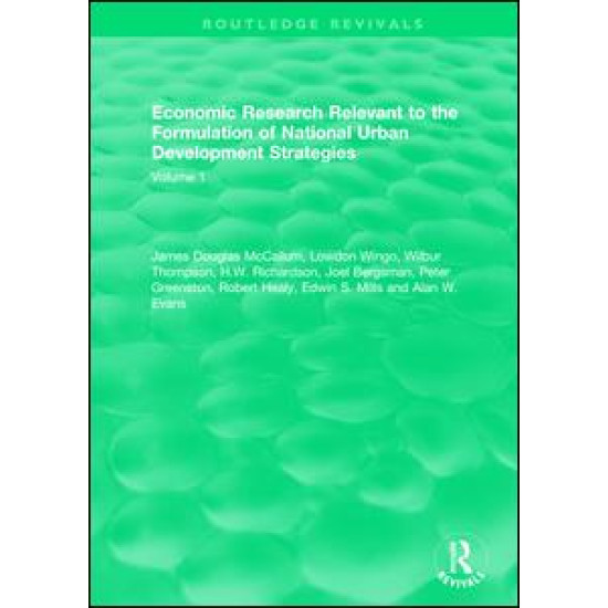 Economic Research Relevant to the Formulation of National Urban Development Strategies