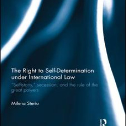 The Right to Self-determination Under International Law The Right to Self-determination Under International Law