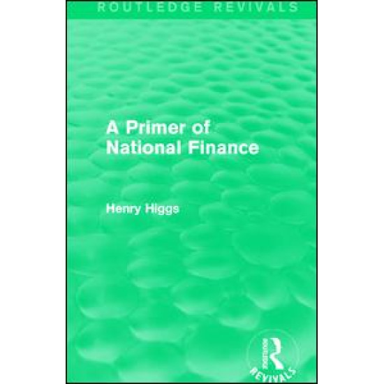 A Primer of National Finance A Primer of National Finance