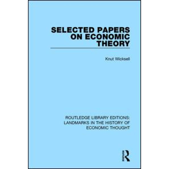 Selected Papers on Economic Theory