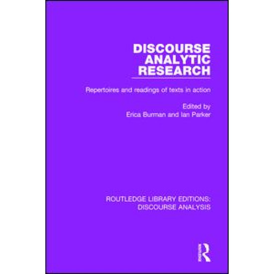 Discourse Analytic Research Discourse Analytic Research