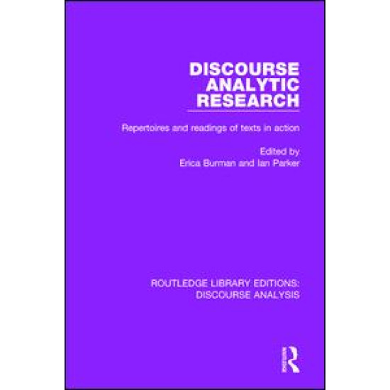 Discourse Analytic Research Discourse Analytic Research